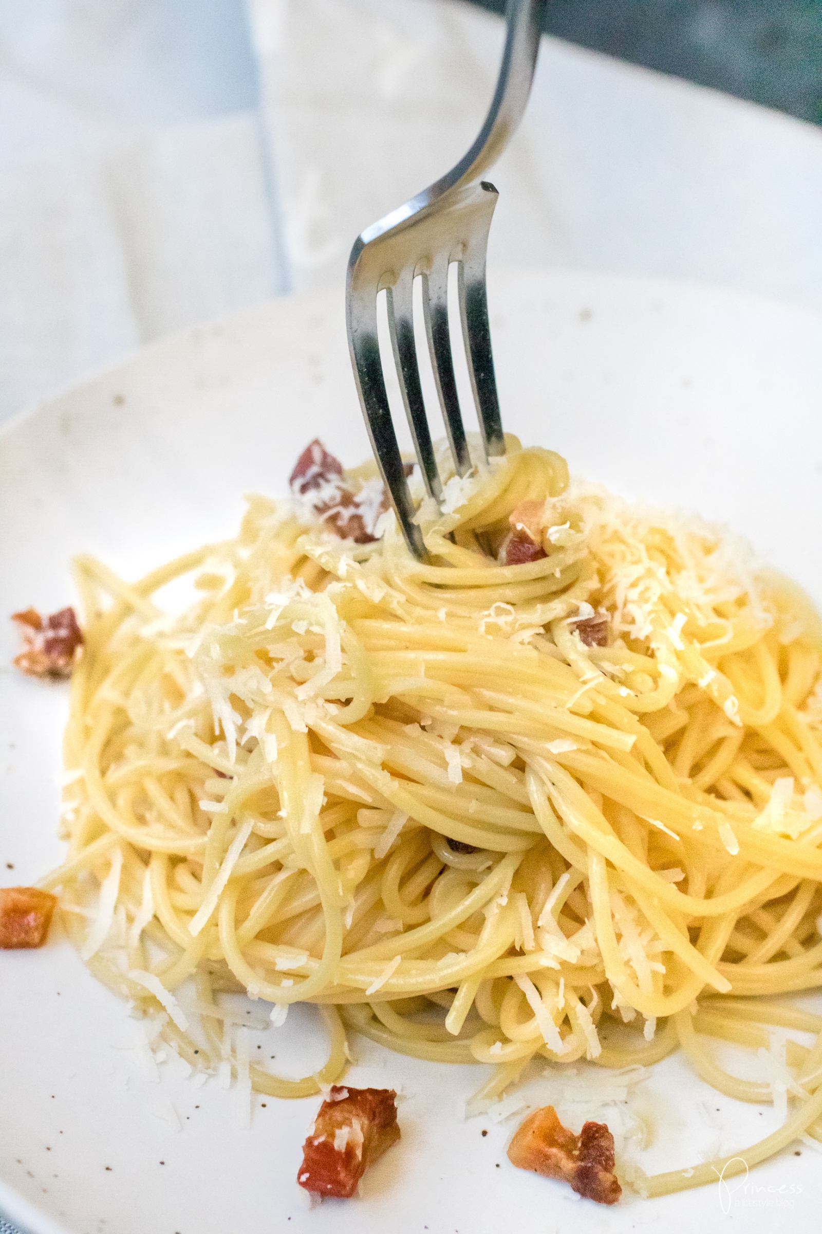 Spaghetti Carbonara Das Original Rezept Food Blog Princess Ch