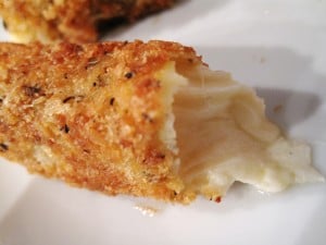 Selbstgemachte Mozzarella Sticks