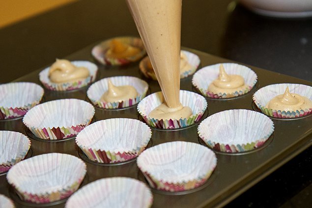 Maroni Cupcakes mit Creamcheese Topping