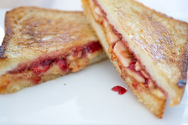 Peanut Butter, Jelly & Banana Sandwich