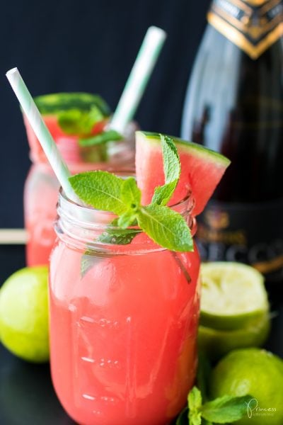 Rezept: Wassermelonen-Lime-Drink Alkoholfrei