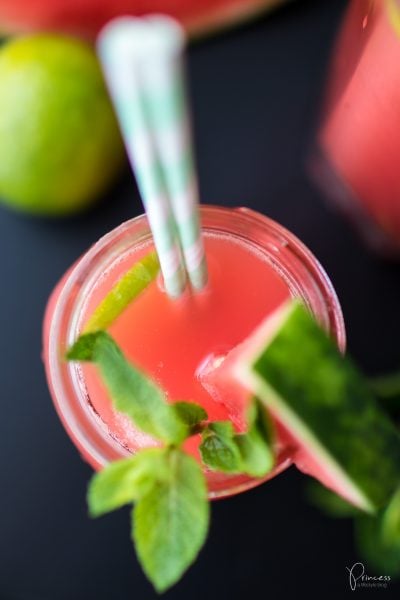 Rezept: Wassermelonen-Lime-Drink Alkoholfrei