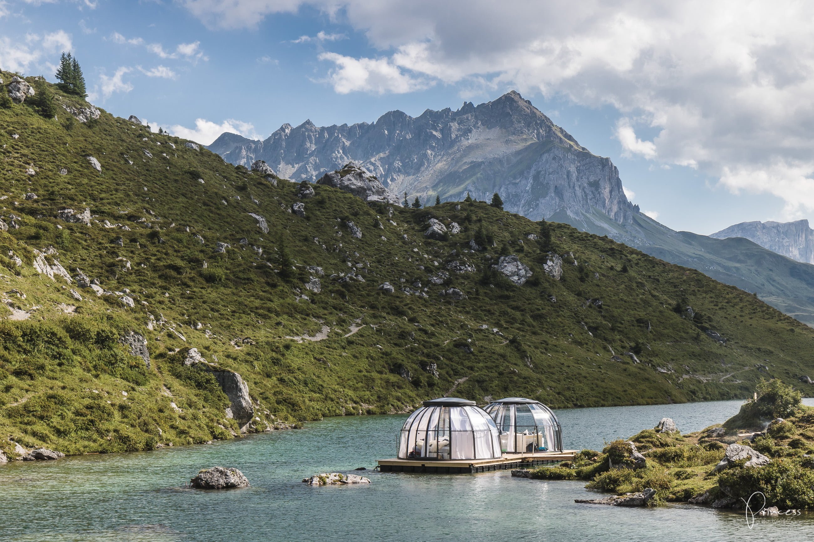 Tiny House Gondel - übernachten auf 3'000 Metern