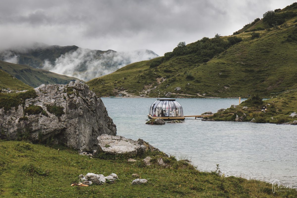 Bergsee-Bungalow am Partnunsee im Prättigau, Graubünden