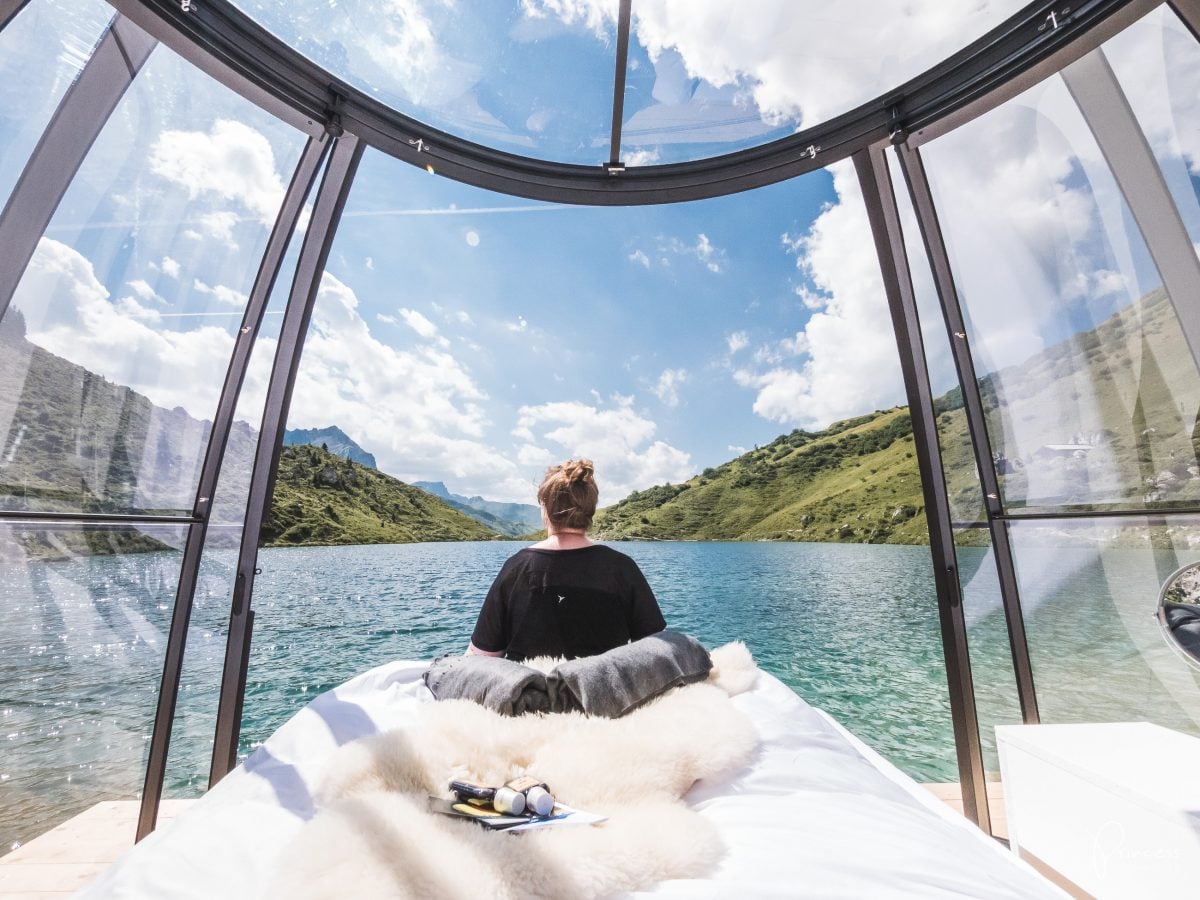 Bergsee-Bungalow am Partnunsee im Prättigau, Graubünden