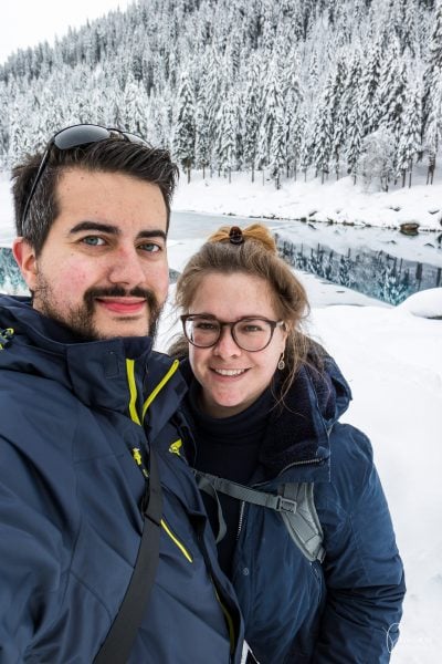 Caumasee im Winter - Ausflugsziele Schweiz