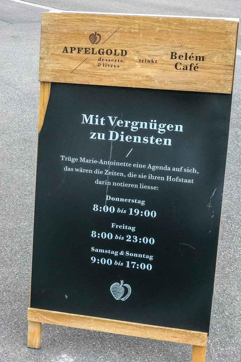 Cafés in Bern: Café Apfelgold mit selbstgemachten Kuchen