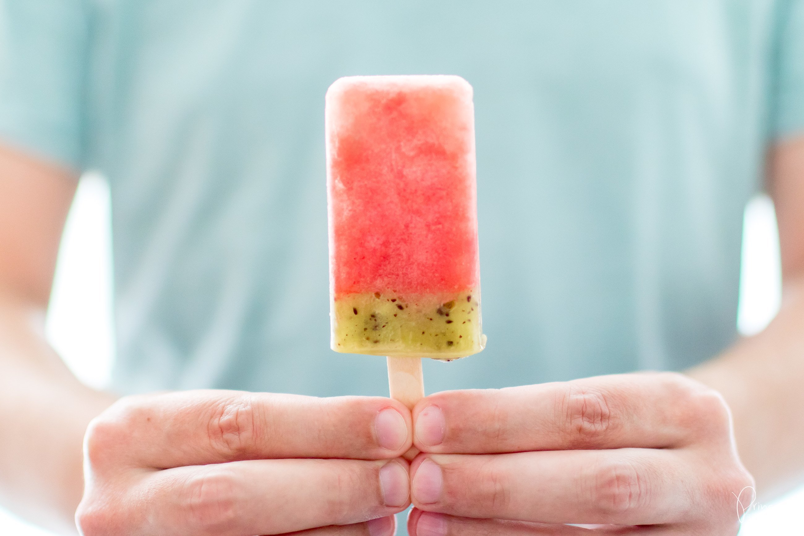 Wassermelonen Kiwi Secco (alkoholfrei) Popsicles selber machen