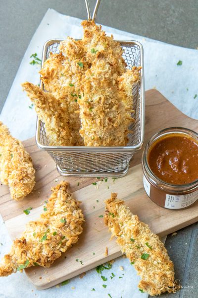 Rezept: Crispy Chicken Fingers selber machen - ganz einfach!