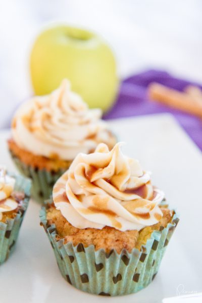 Rezept: Apfel Zimt Karamell Cupcakes