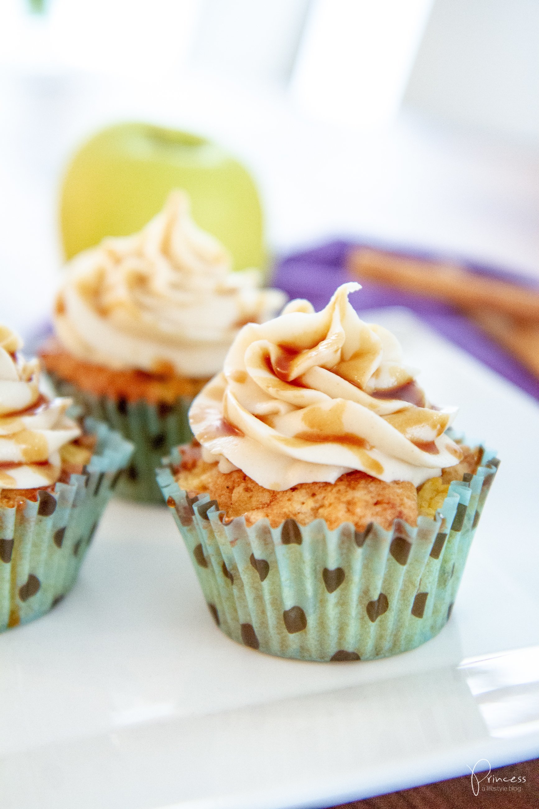 Rezept: Apfel Zimt Karamell Cupcakes