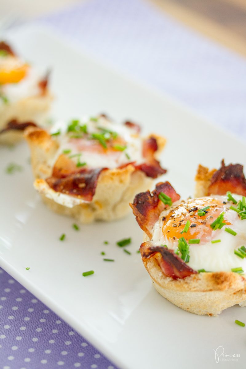 Frühstückmuffins mit Speck und Ei - einfach & lecker