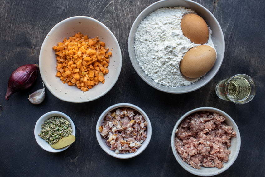 Tagliatelle al ragù bianco