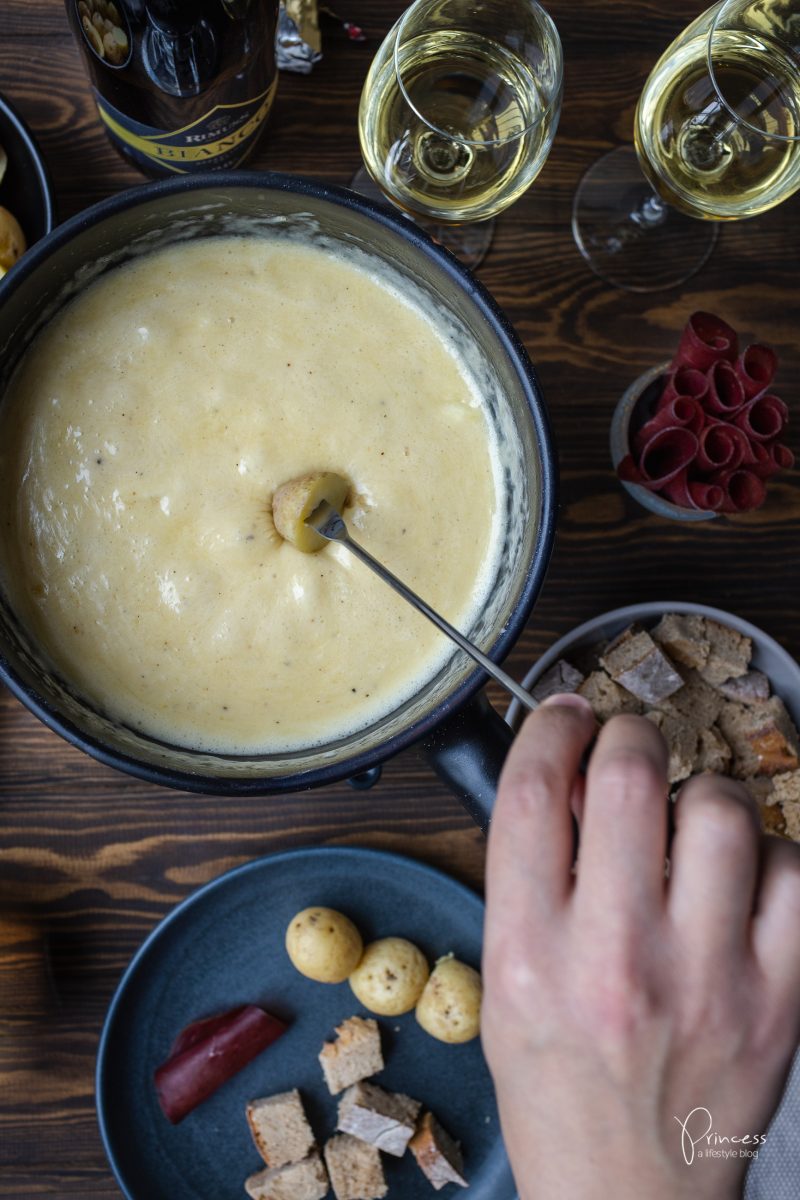 Käse Fondue alkoholfrei