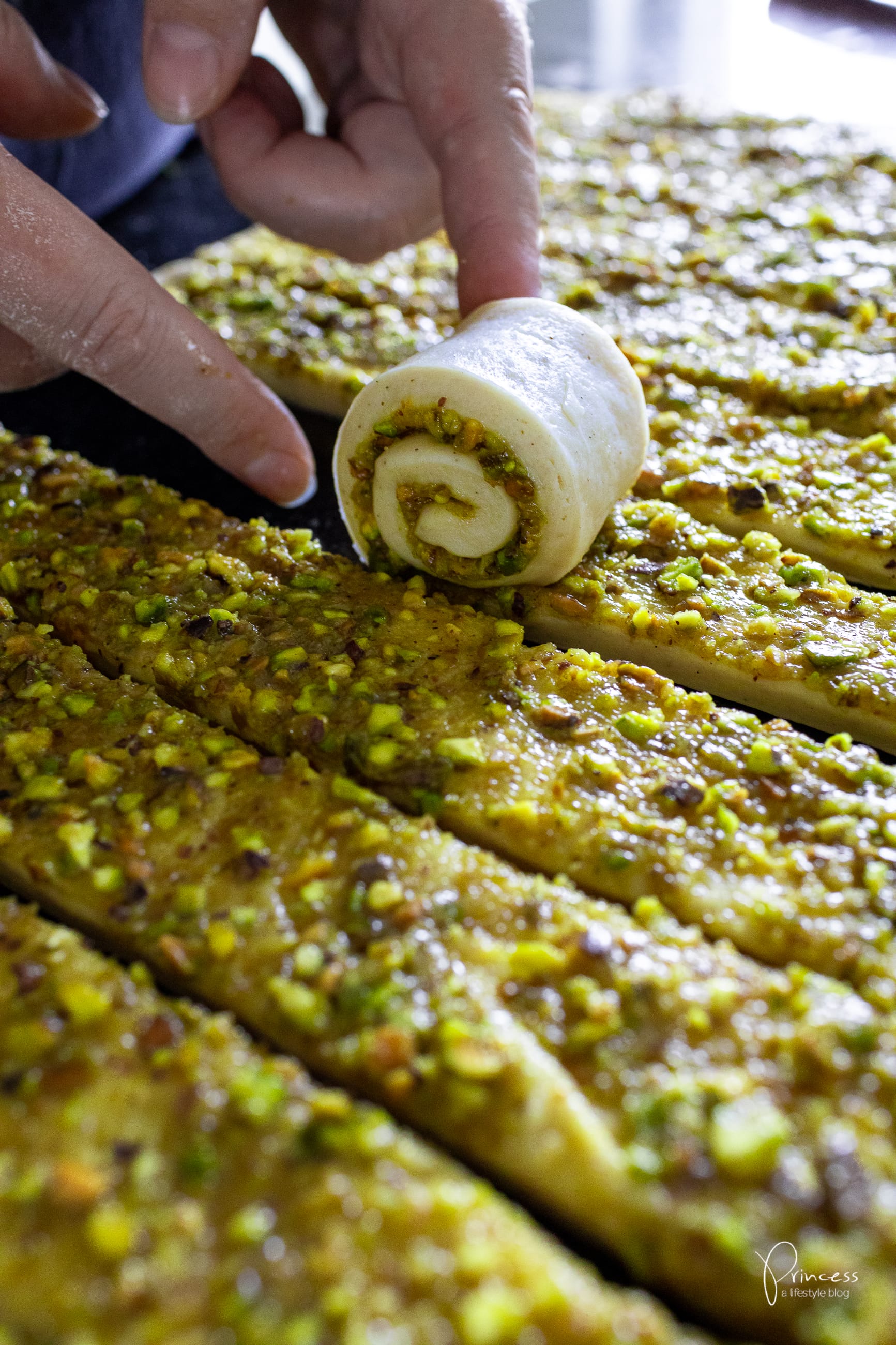 Zimtschnecken mit Pistazien