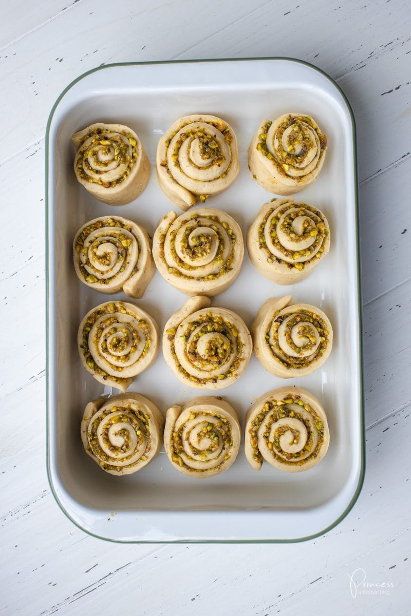 Zimtschnecken mit Pistazien