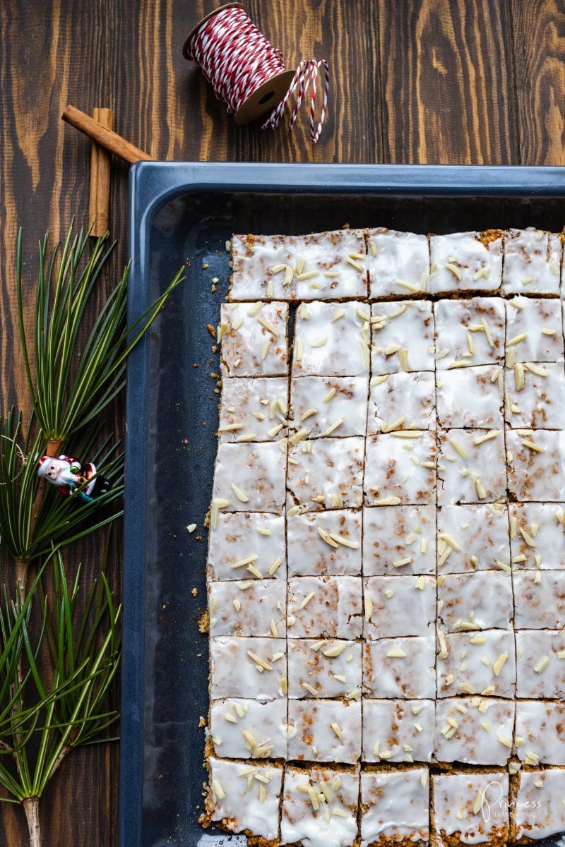 Lebkuchen vom Blech